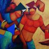 Nawal Kishore | 36 x 60 inch | Acrylic on canvas
