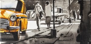 Arpan Bhowmik : Taxi stand