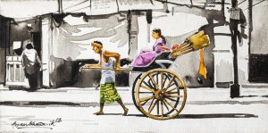 Arpan Bhowmik : Pull rickshaw ride